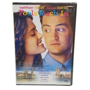Fools Rush In Matthew Perry Selma Hayek 2005 DVD NIP Factory Sealed
